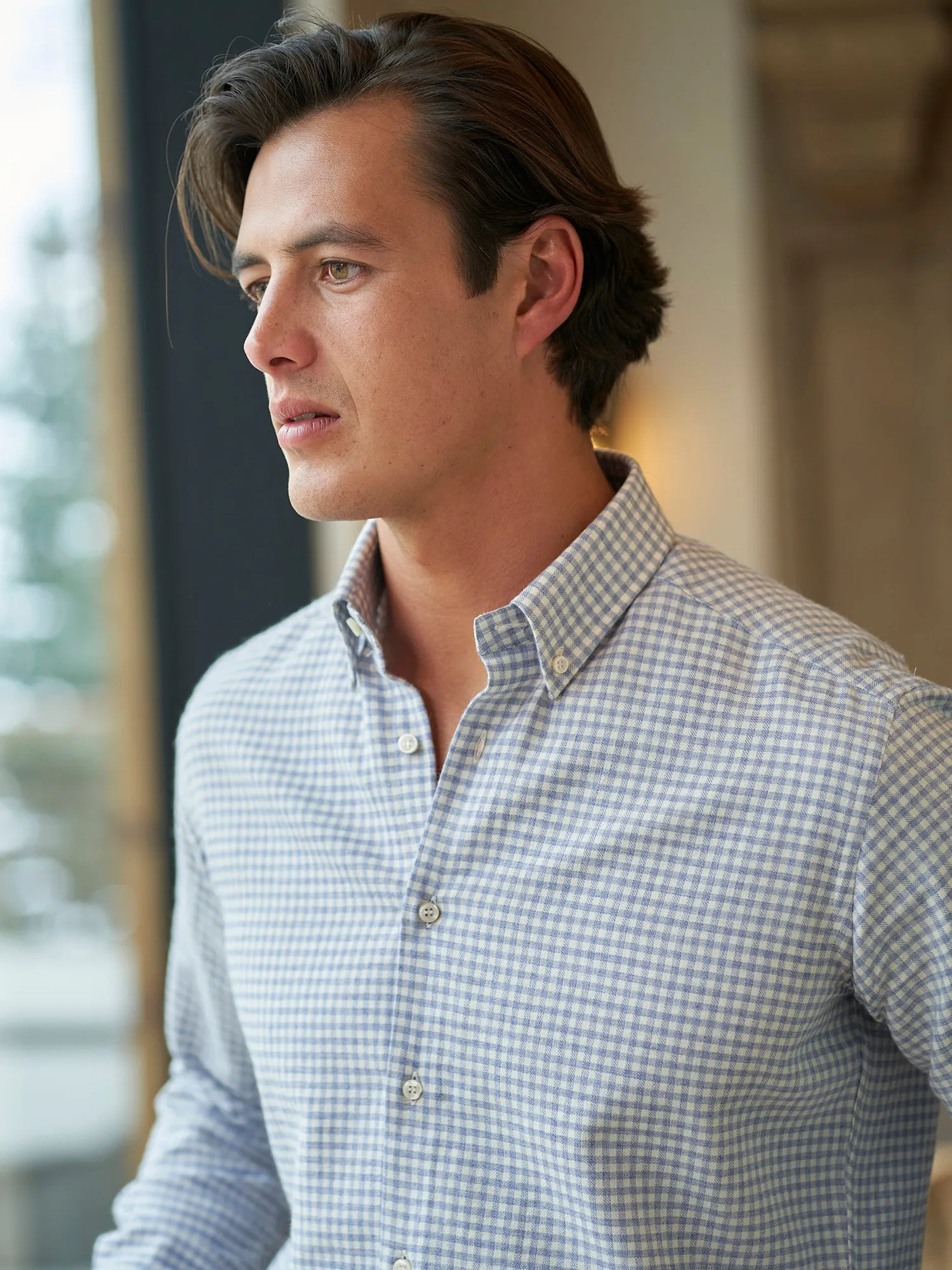 Gingham Check Shirt