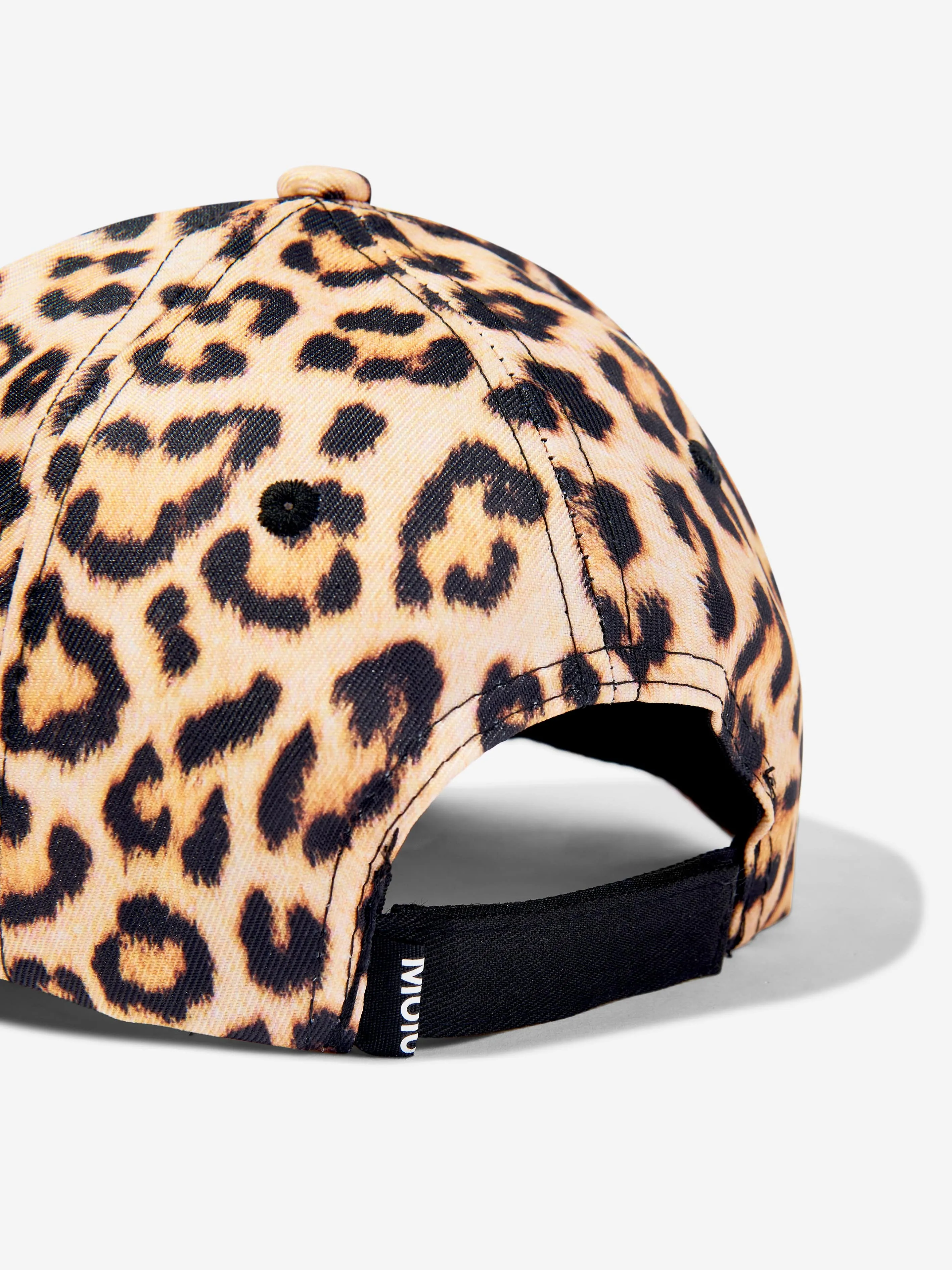 Girls Allover Leopard Cap in Brown