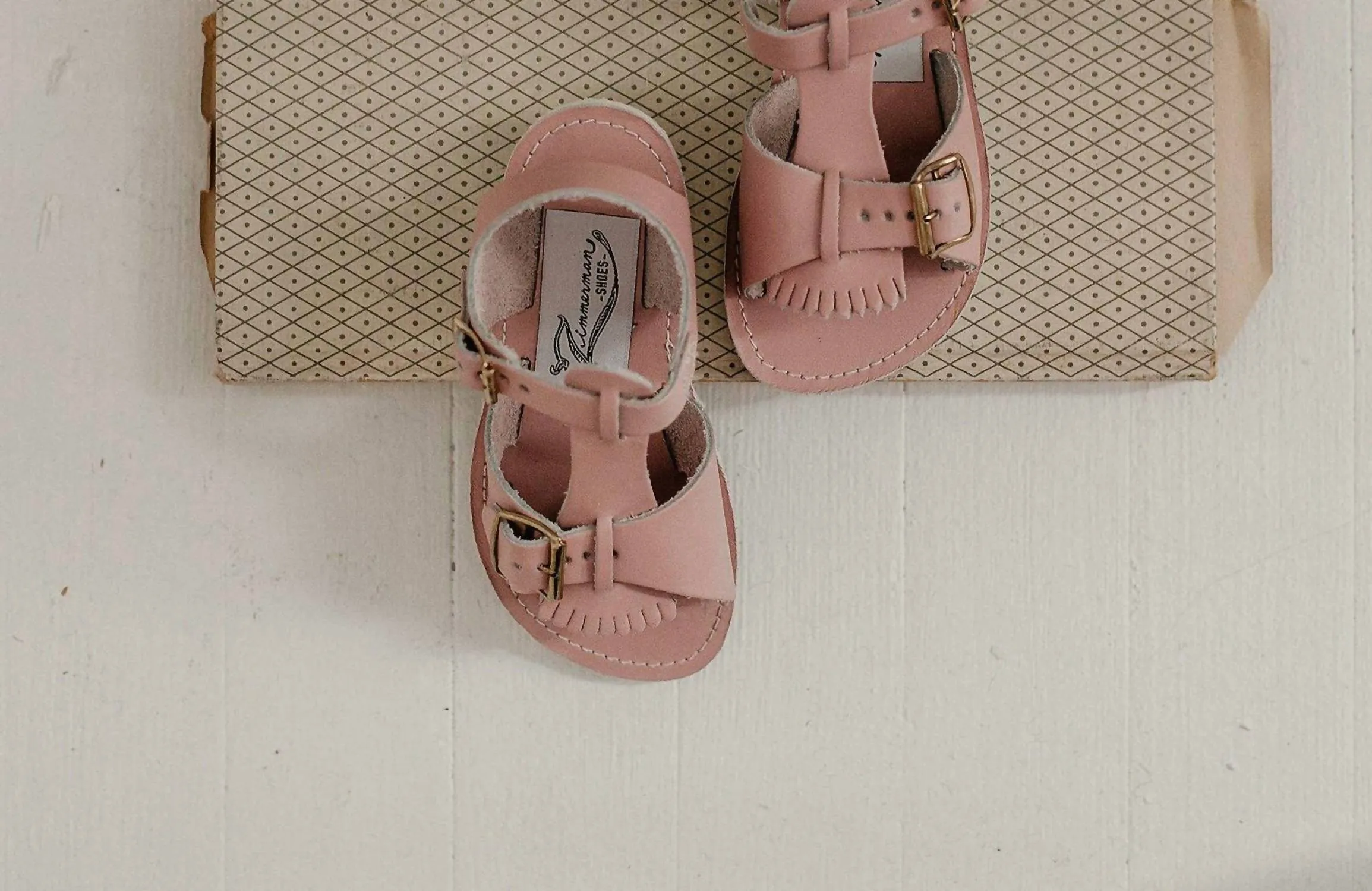 Girl's Stevie Sandal In Blush Pink