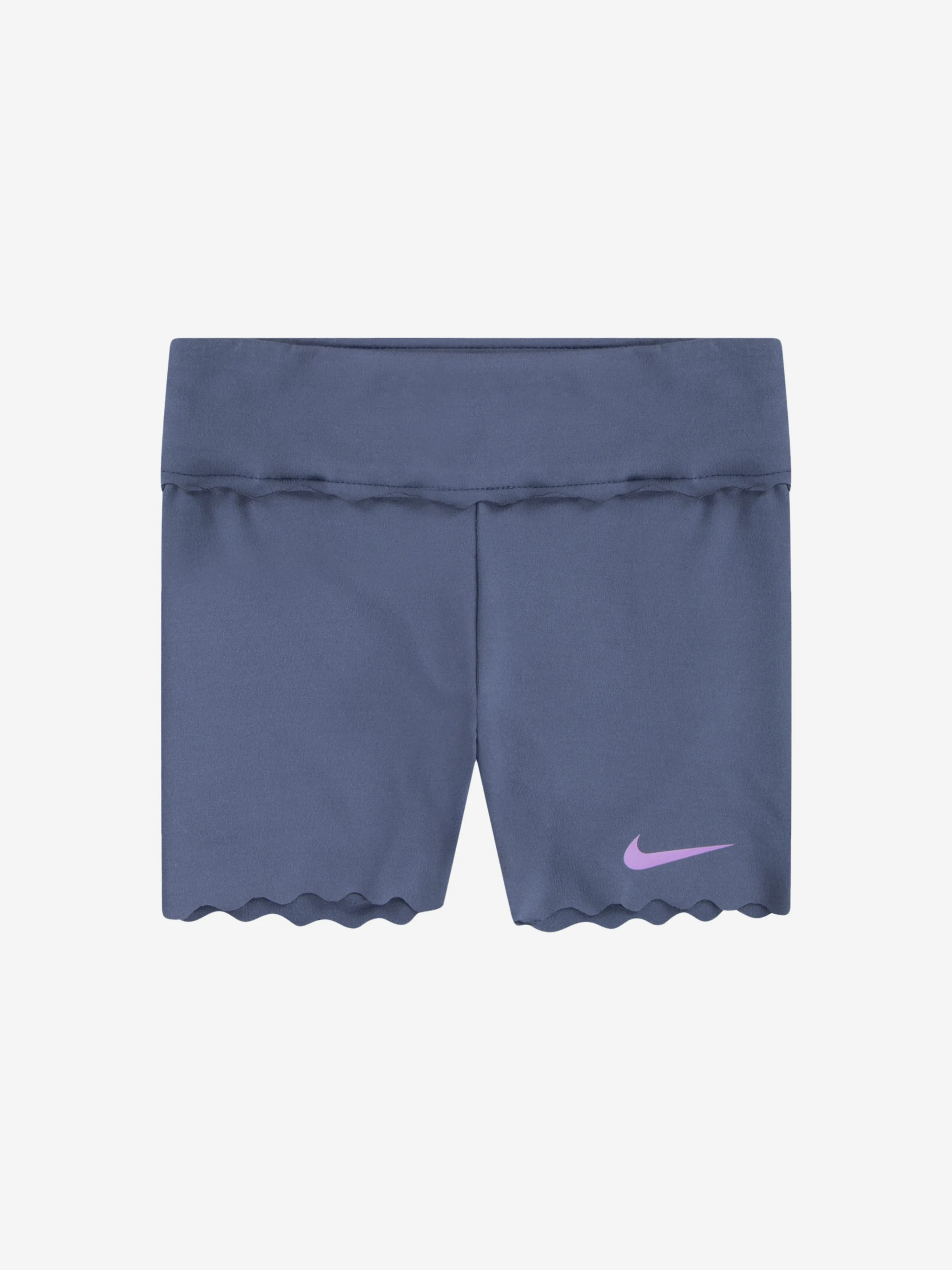 Girls Swoosh Motion Short Set in Blue