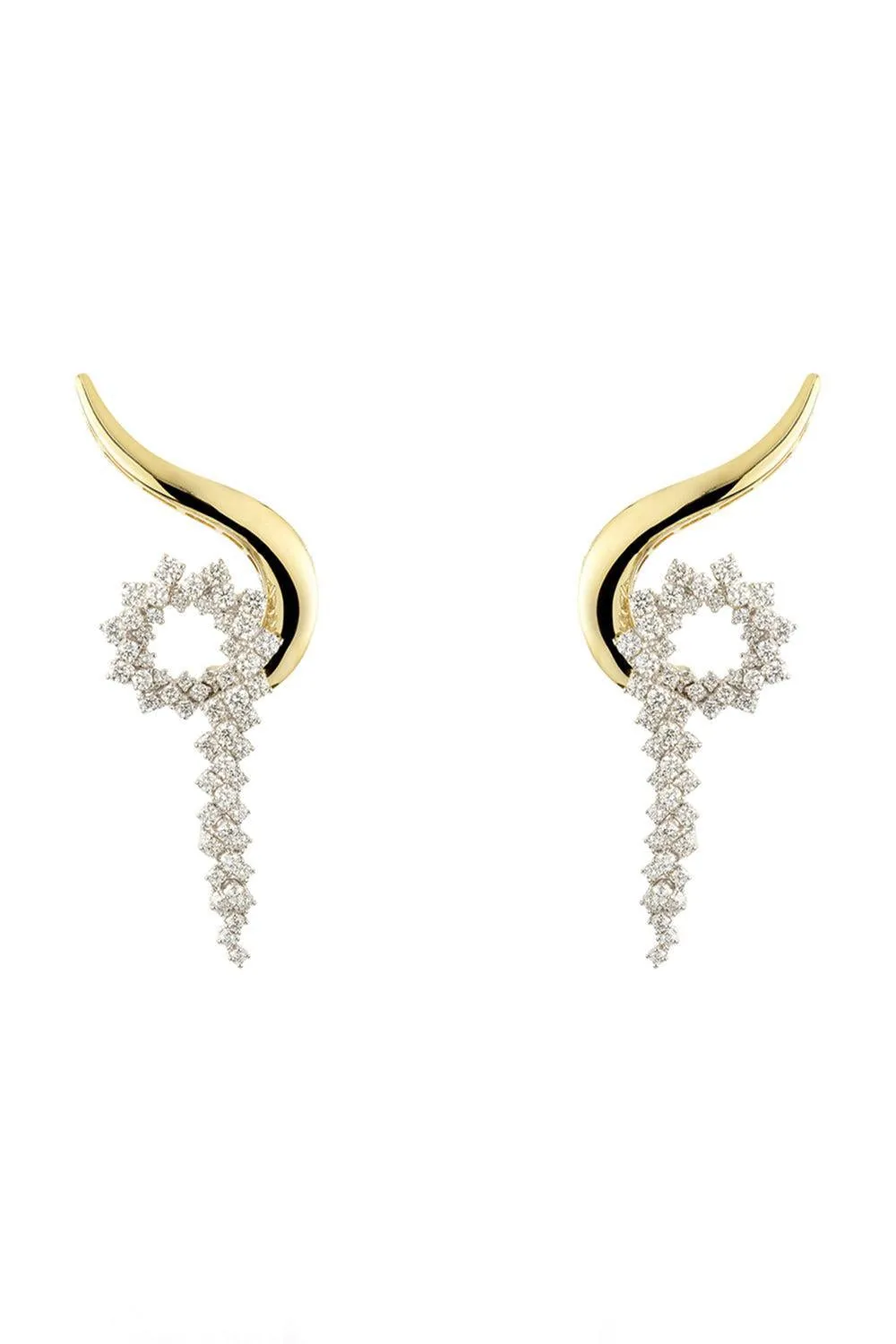 Golden Strada Drop Earrings