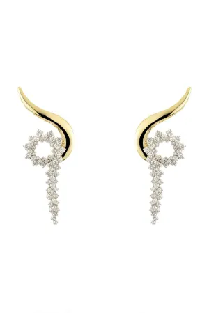 Golden Strada Drop Earrings