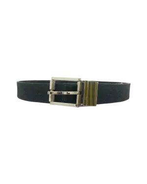 Gucci Monogram Canvas and Leather Men's Belt