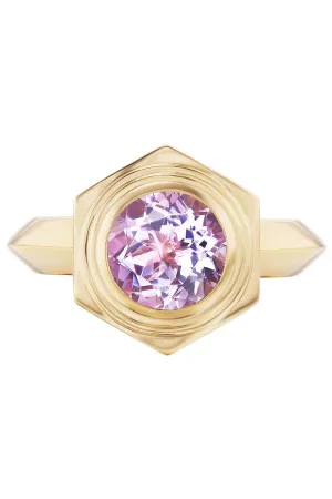 Hexed Amethyst Ring