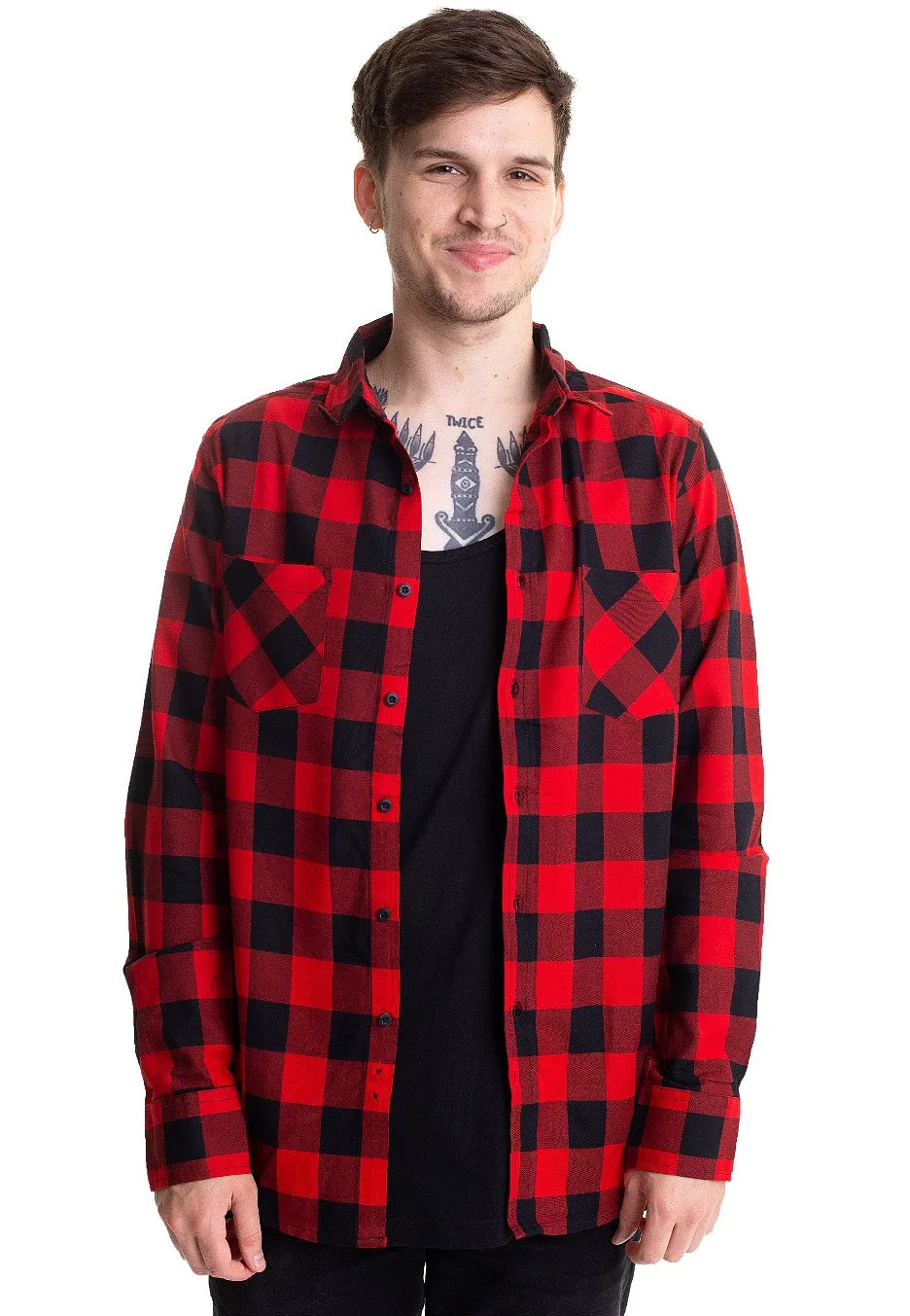 Impericon - Checked Flanell Black/Red - Shirt