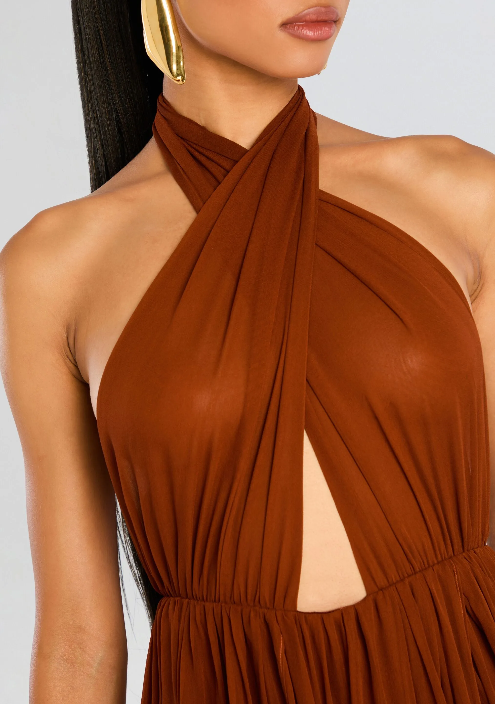 Ina Silk Chiffon Dress