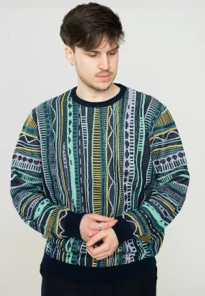 Iriedaily - Theodore Summer Knit Navy Mint - Pullover