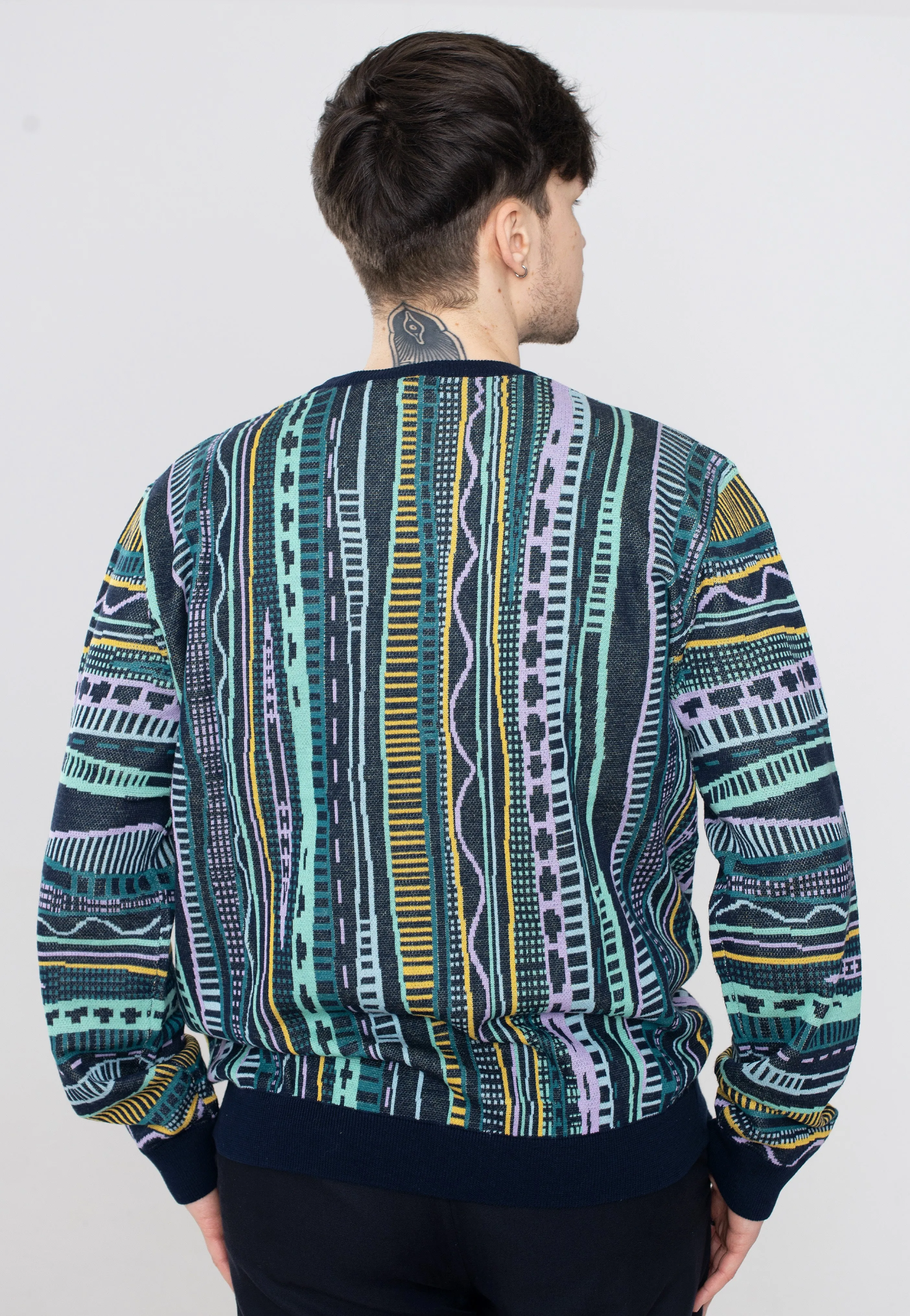 Iriedaily - Theodore Summer Knit Navy Mint - Pullover