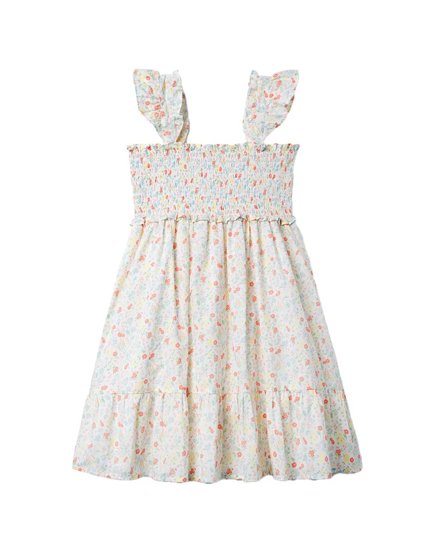 Janie and Jack Ditsy Smock Dress
