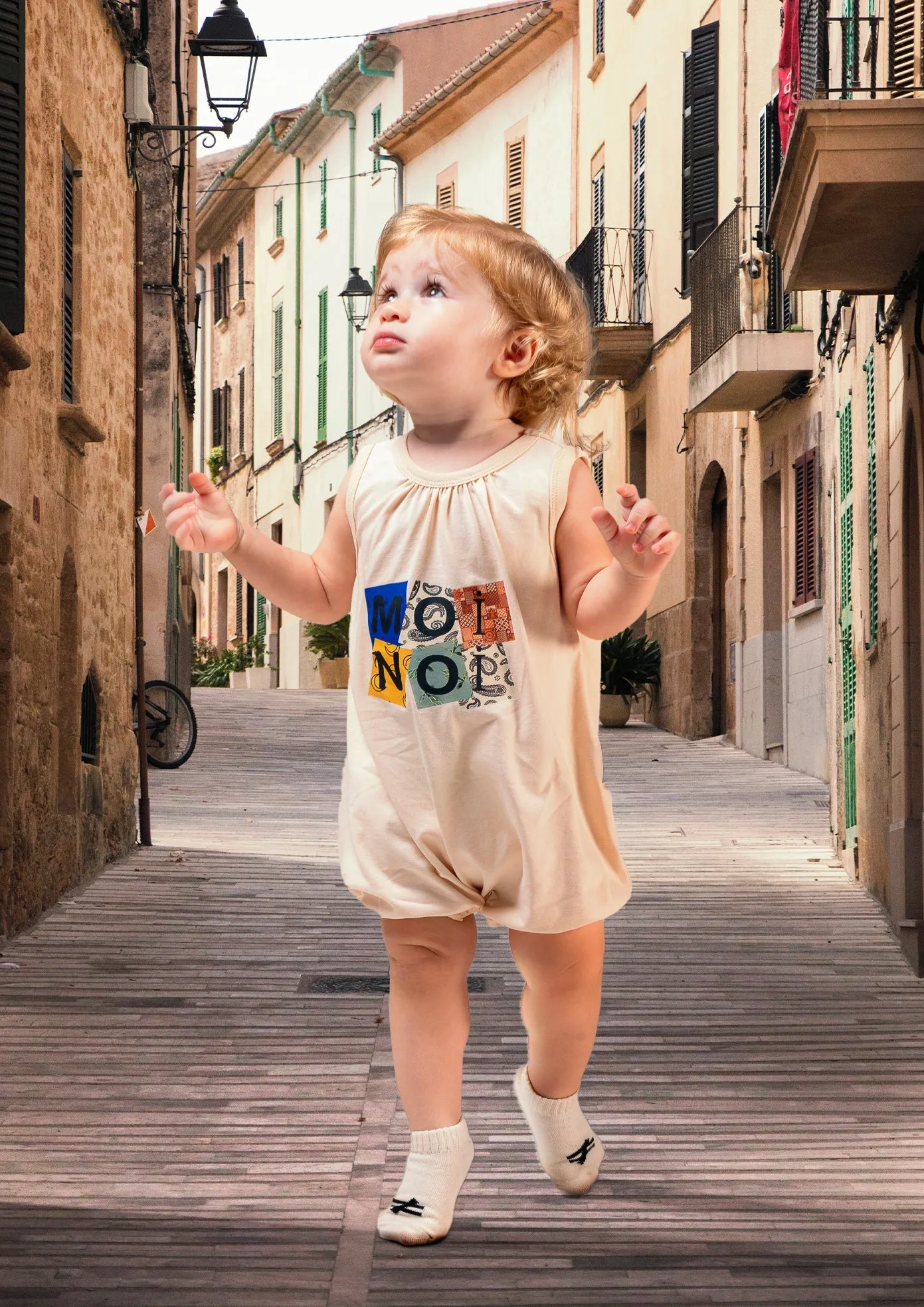 Khaki Logo Bodysuit