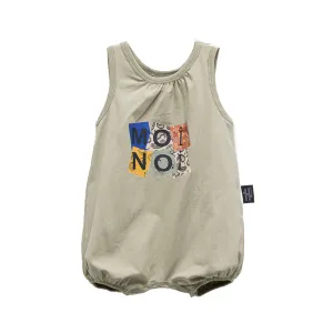 Khaki Logo Bodysuit