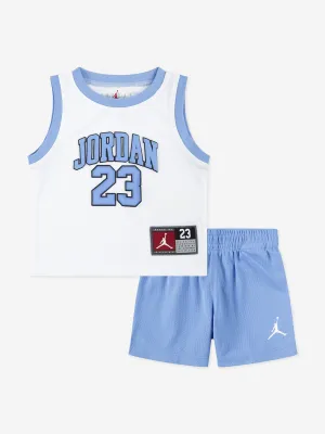 Kids 23 Jersey Short Set in Blue