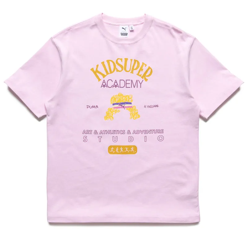 KidSuper x Puma Graphic Tee - Pearl Pink
