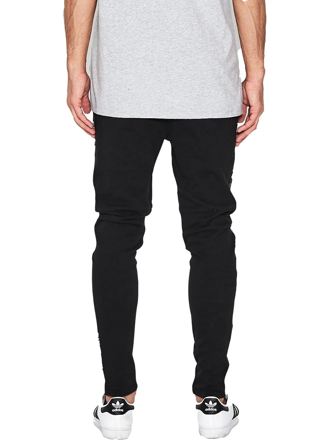Kiss Chacey - Back Court Elasticated Trackpant - Jet Black