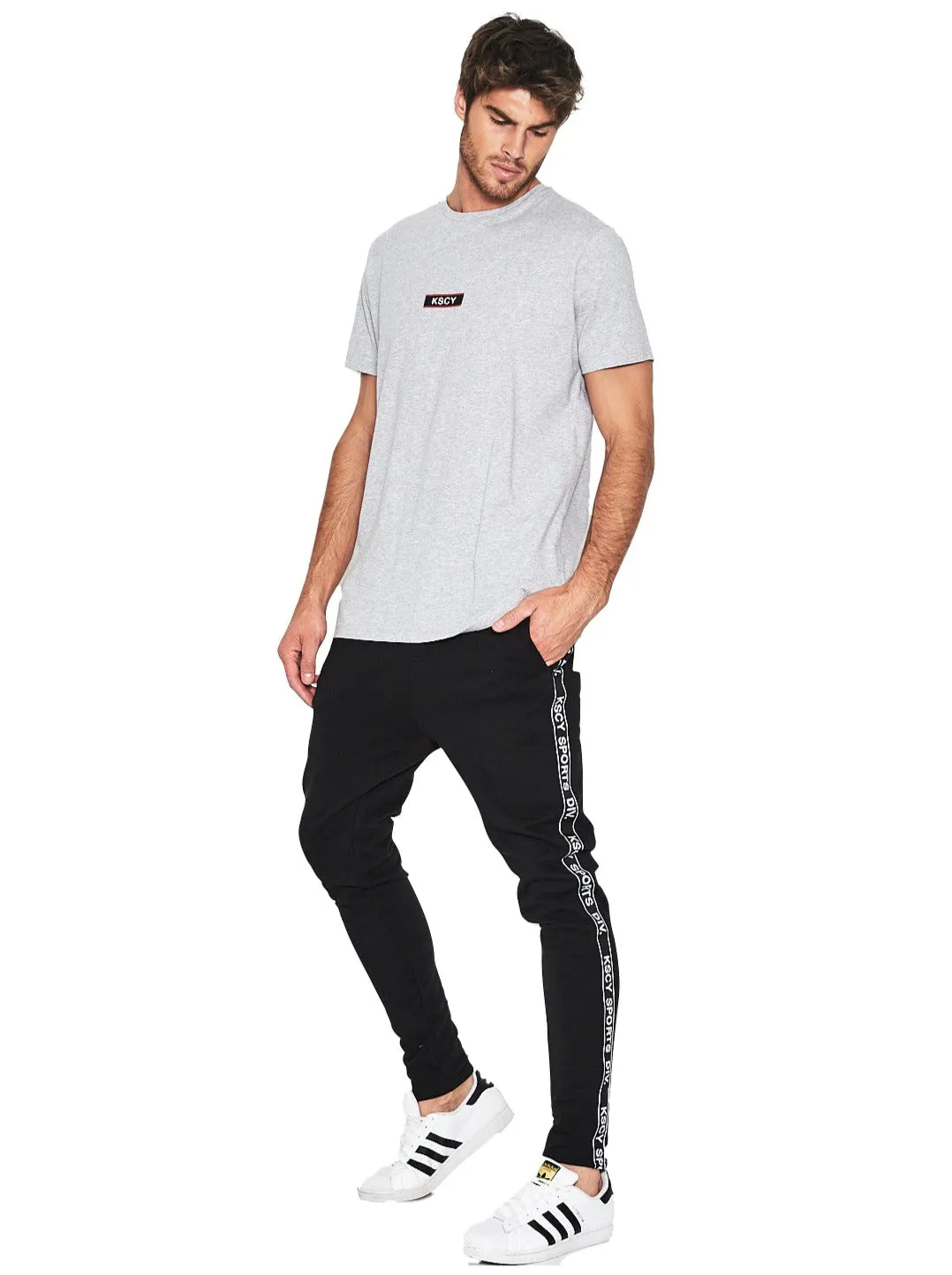 Kiss Chacey - Back Court Elasticated Trackpant - Jet Black