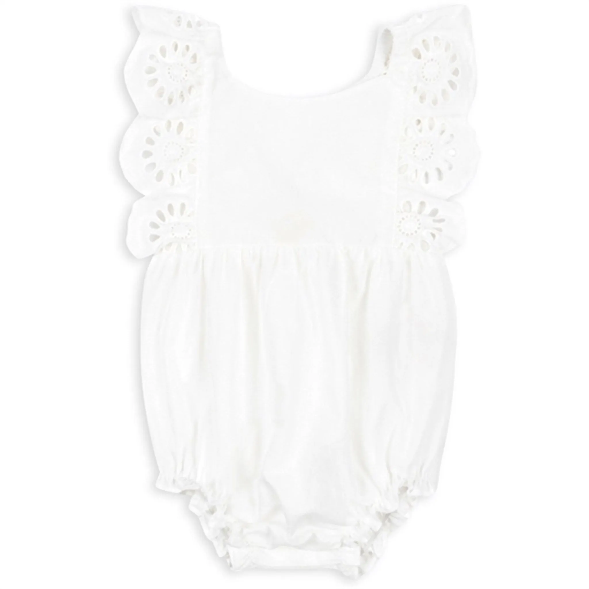 Konges Sljd Optic White Posey Romper