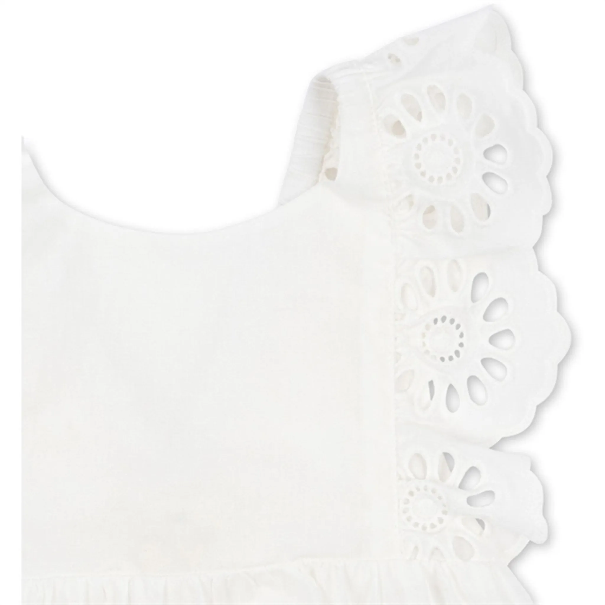 Konges Sljd Optic White Posey Romper