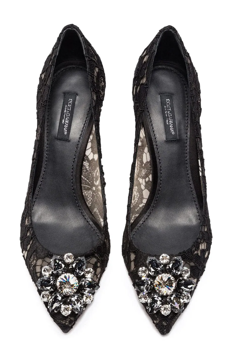 Lace Heel With Brooch
