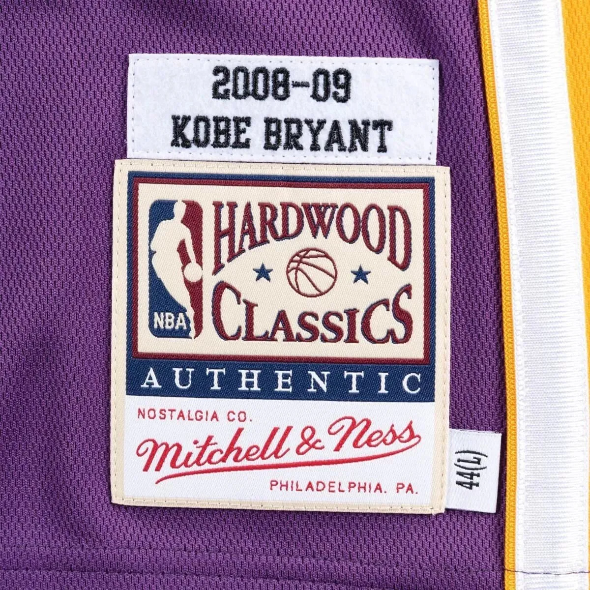 LAKERS NBA AUTHENTIC ROAD FINALS 2008 KOBE 24 JERSEY