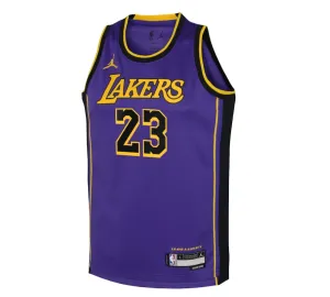LAKERS YOUTH JAMES 23 STATEMENT SWINGMAN JERSEY