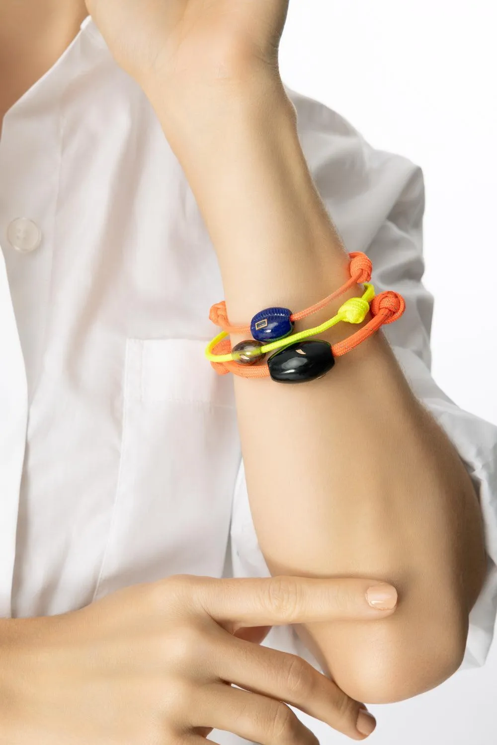 Lapis Saphire Cowry Bead Bracelet