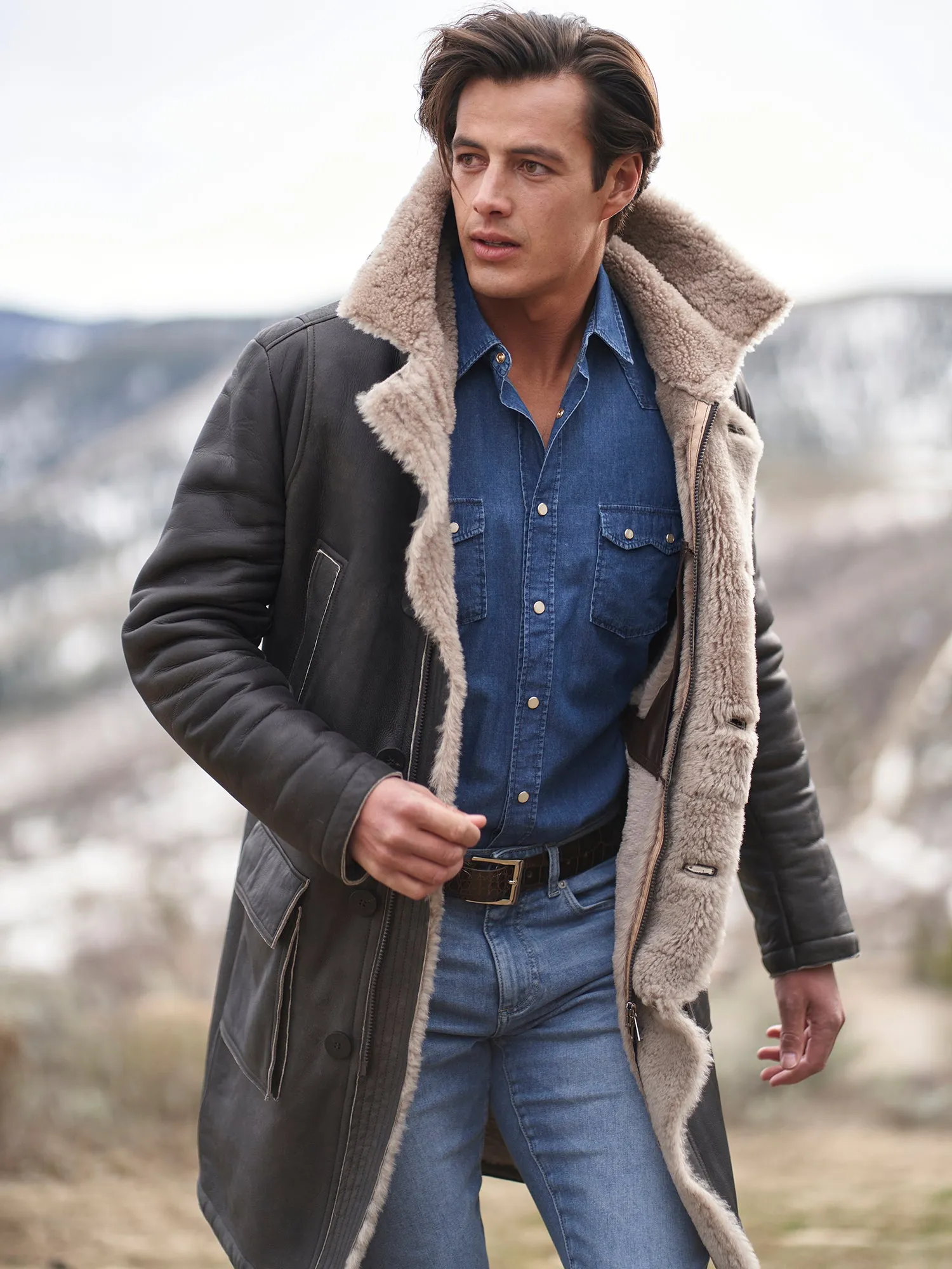 Lenzo Western Denim Shirt