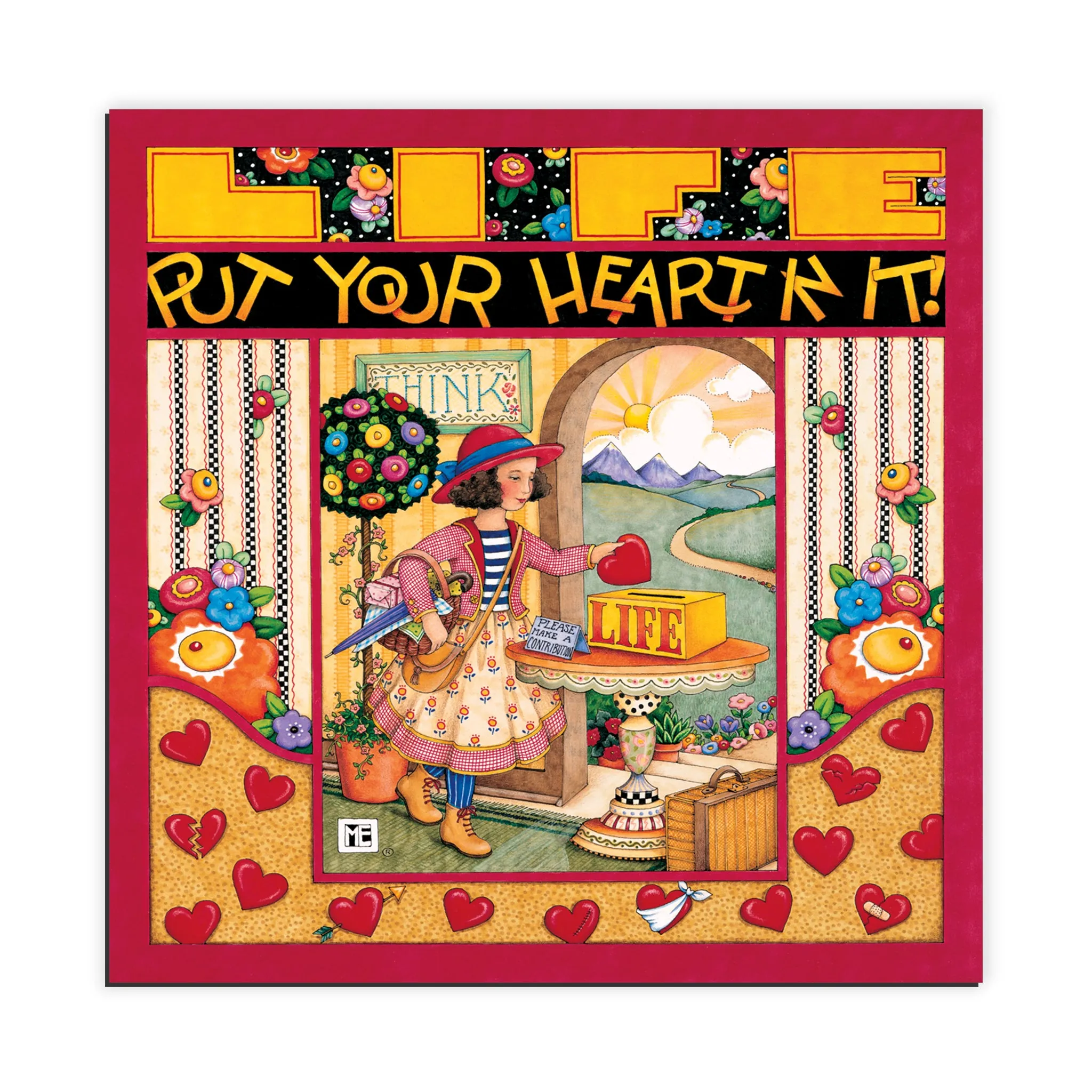 Life... Put Your Heart In It Magnet
