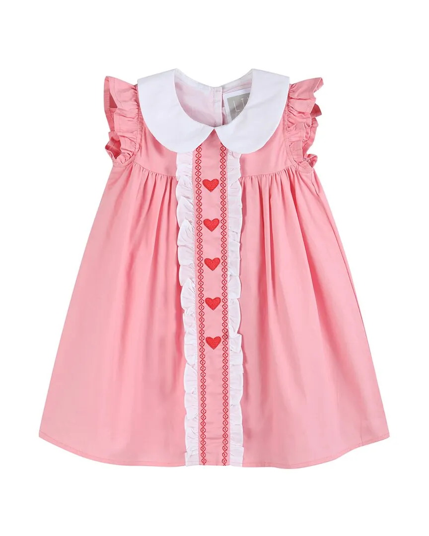 Lil Cactus Heart Valentine Ruffle Dress