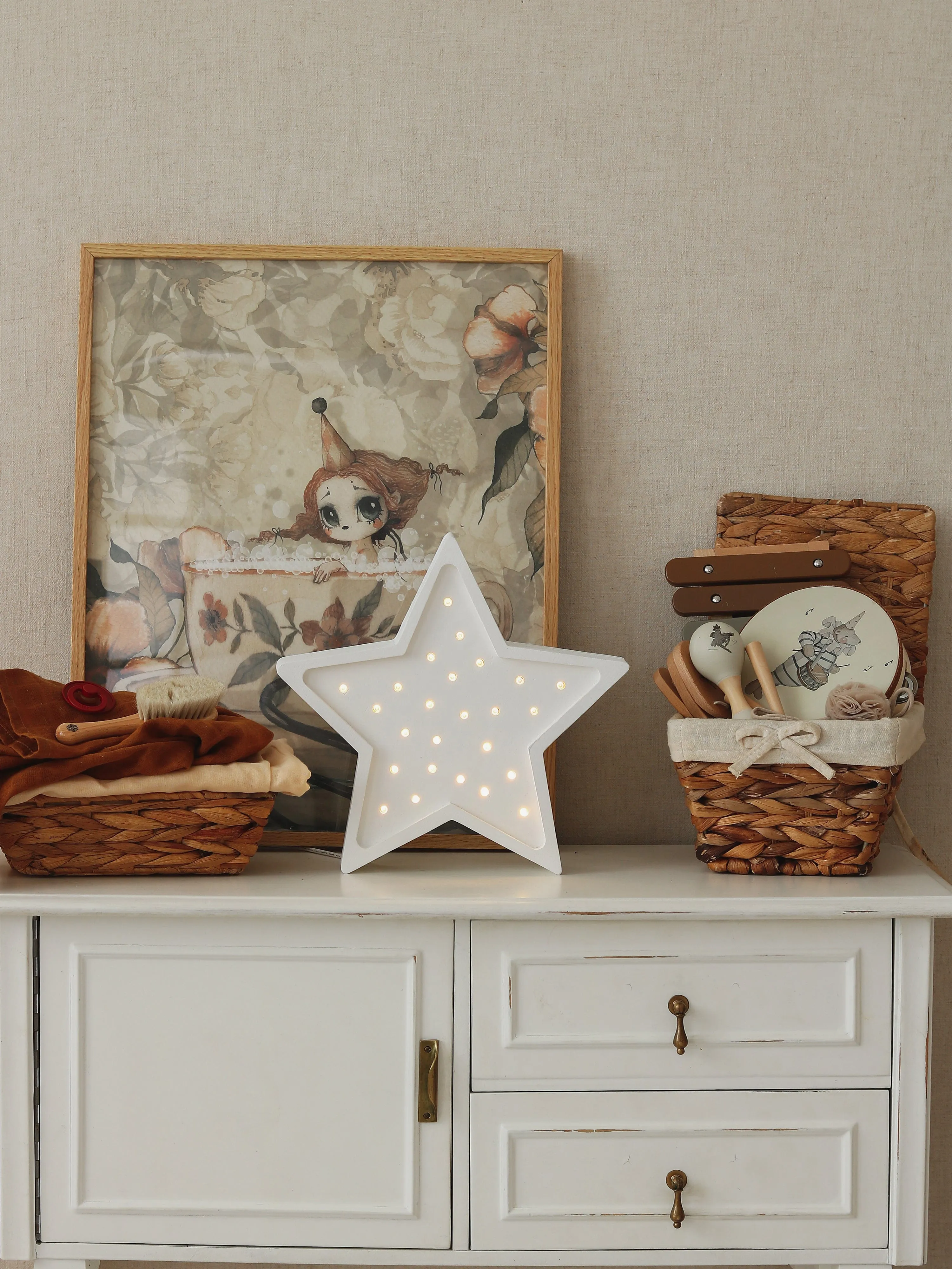 Little Lights Star Lamp in White (2929x5.5 cm)