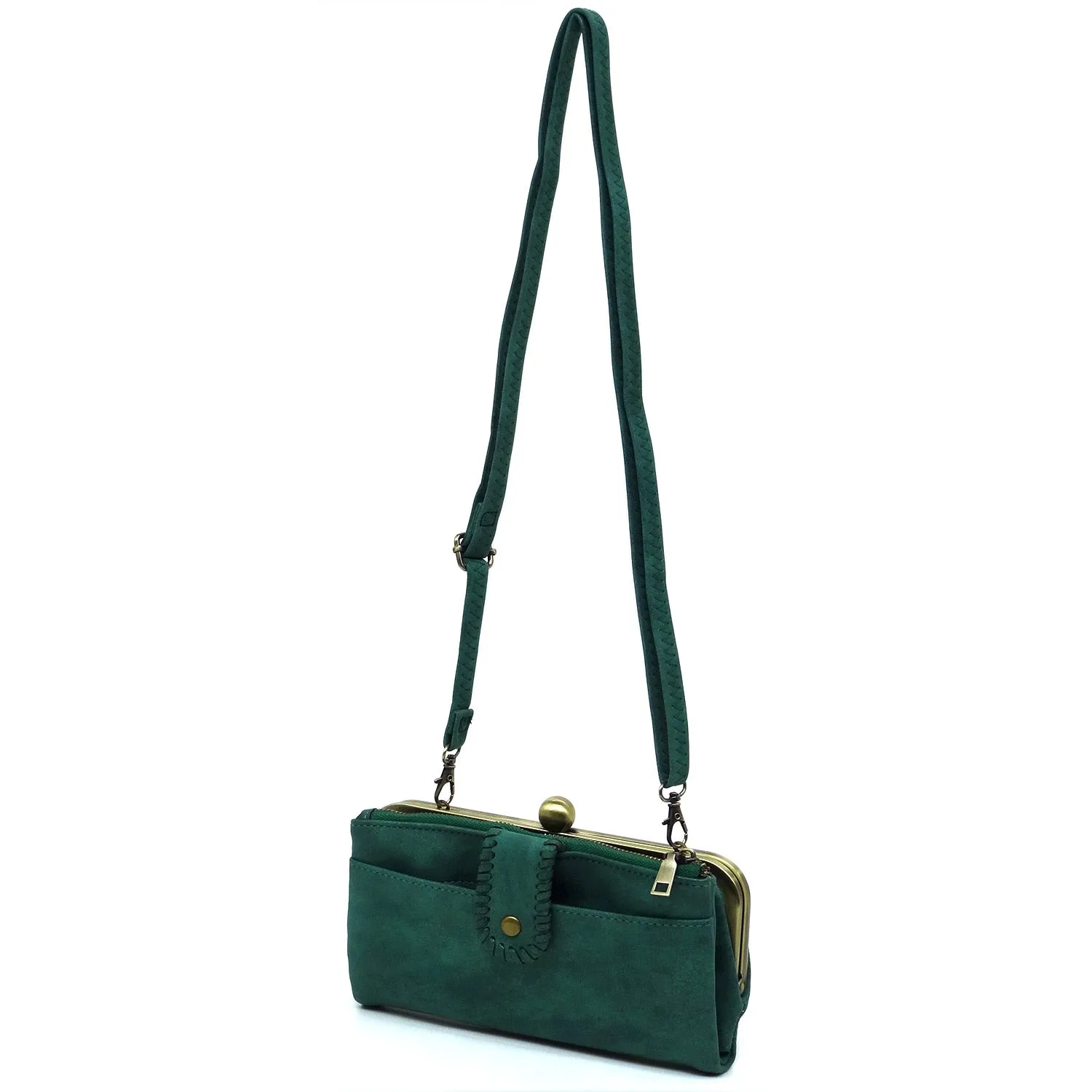 Lock Crossbody Clutch