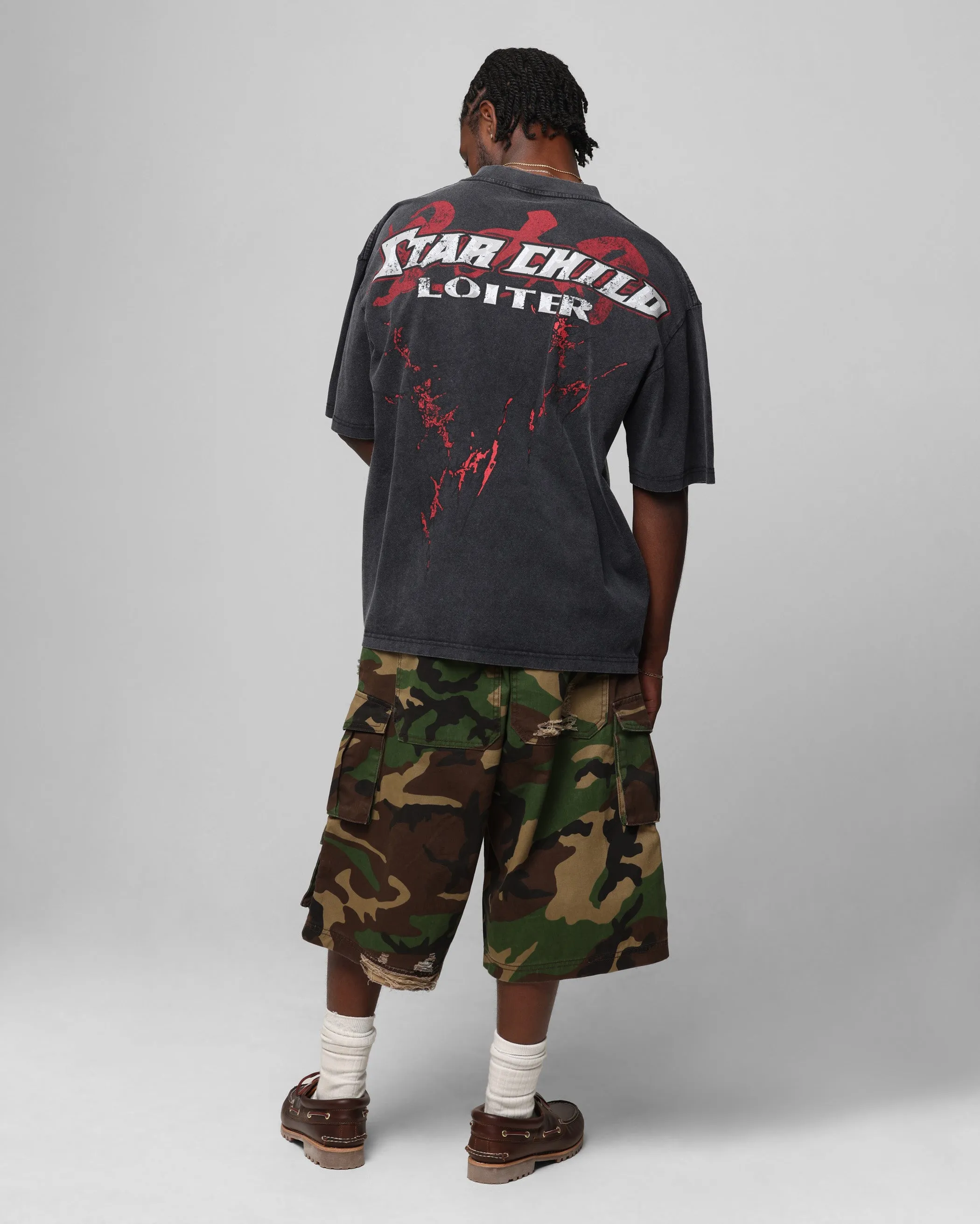Loiter Valkyrie Vintage T-Shirt Black Wash