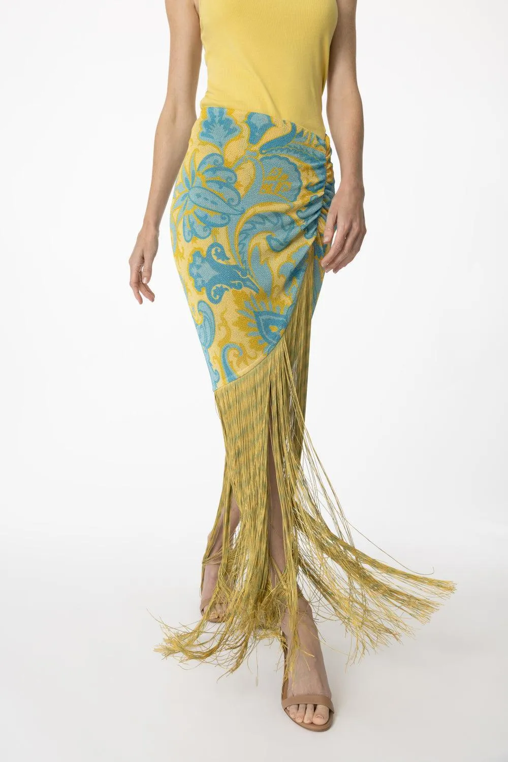 Long Fringe Skirt