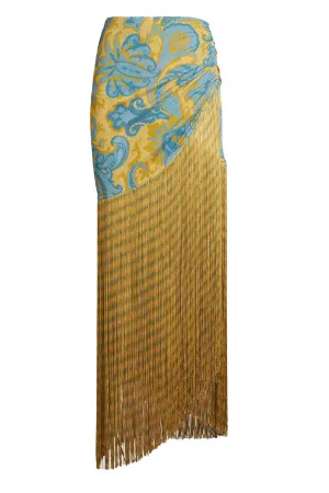 Long Fringe Skirt