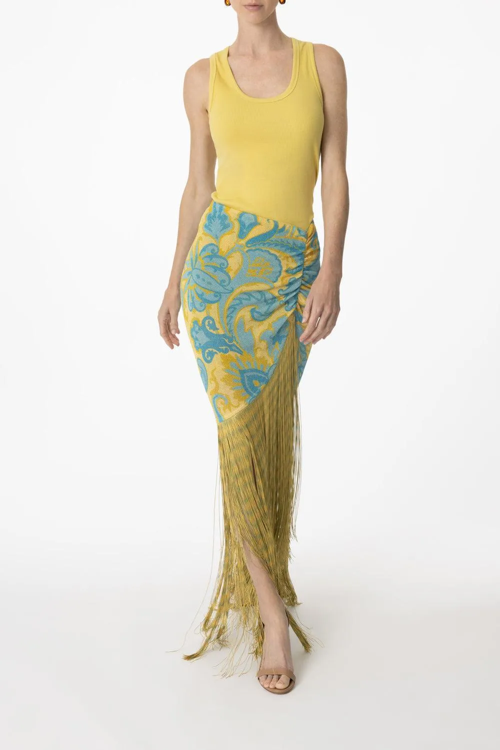 Long Fringe Skirt