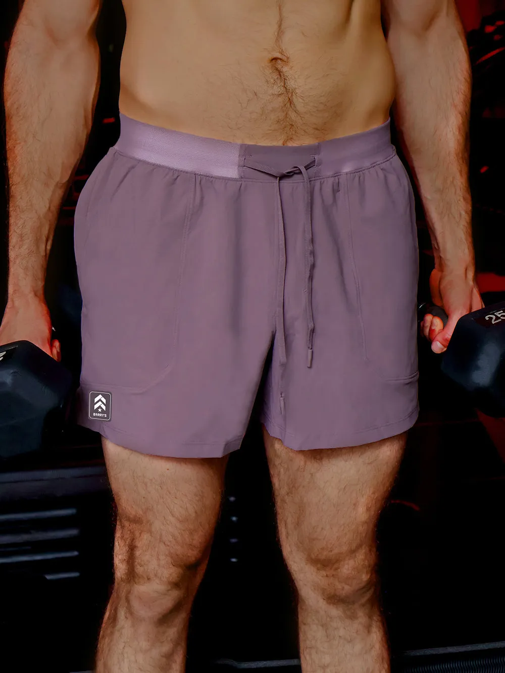 LULULEMON LAVENDER LUX LICENSE TO TRAIN SHORT 5''