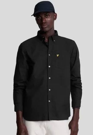 Lyle & Scott - Plain Oxford Jet Black - Shirt