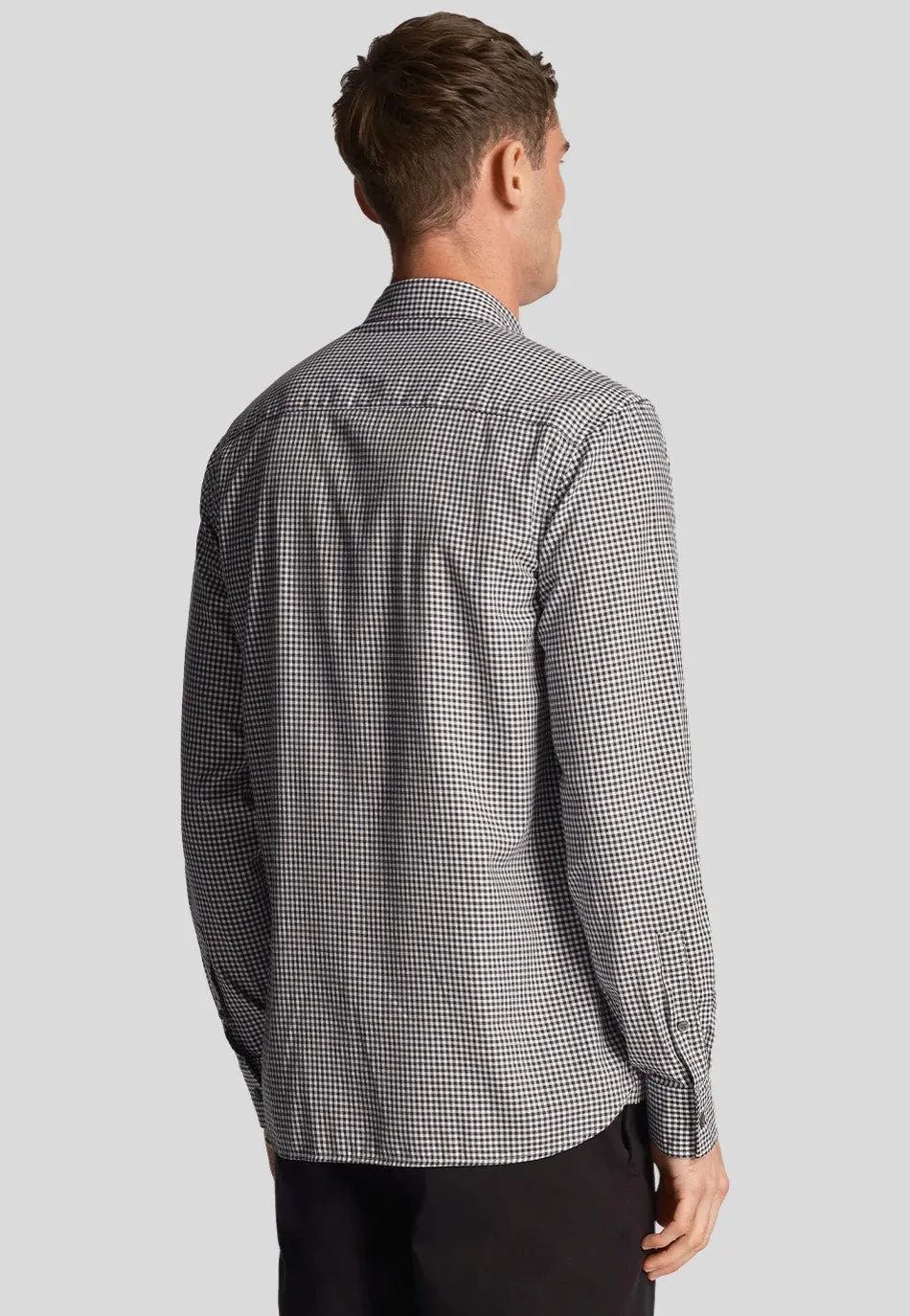 Lyle & Scott - Shepherd Check Dark Navy/ White - Shirt