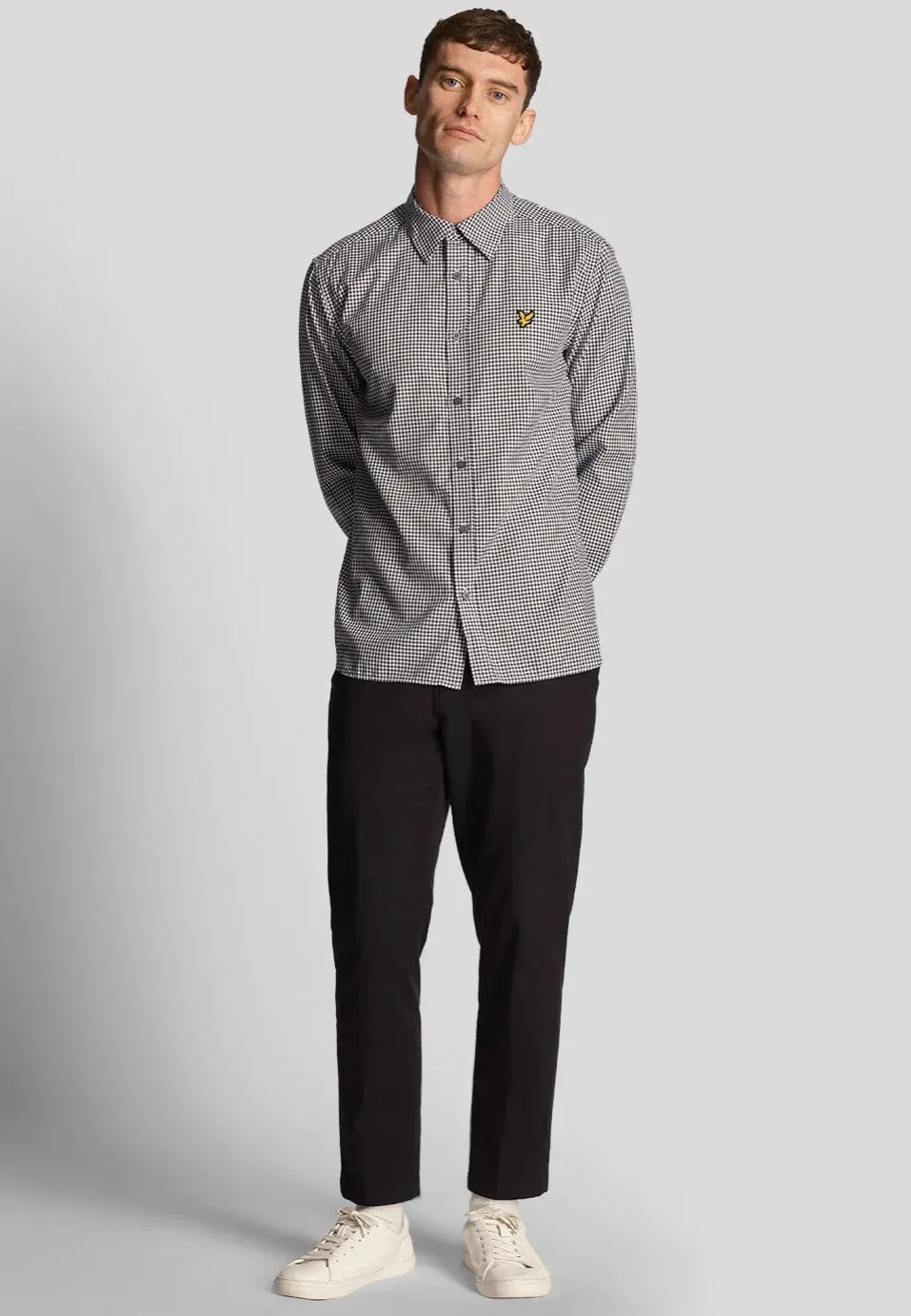 Lyle & Scott - Shepherd Check Dark Navy/ White - Shirt