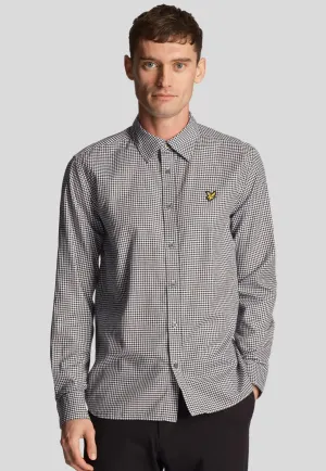 Lyle & Scott - Shepherd Check Dark Navy/ White - Shirt