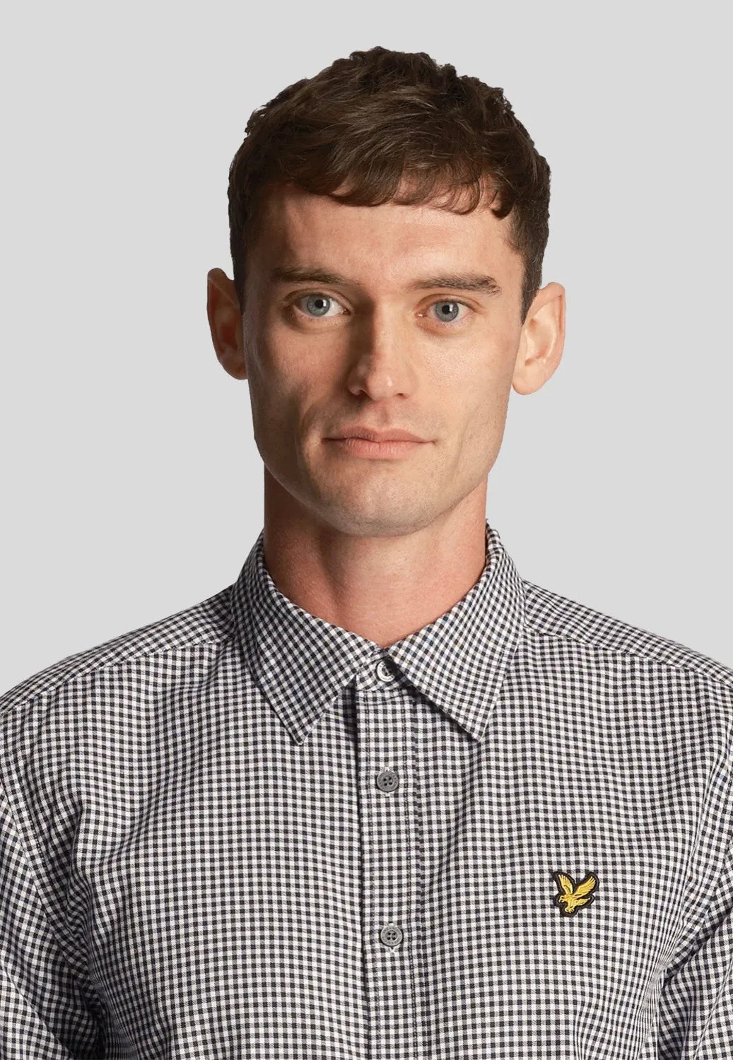 Lyle & Scott - Shepherd Check Dark Navy/ White - Shirt