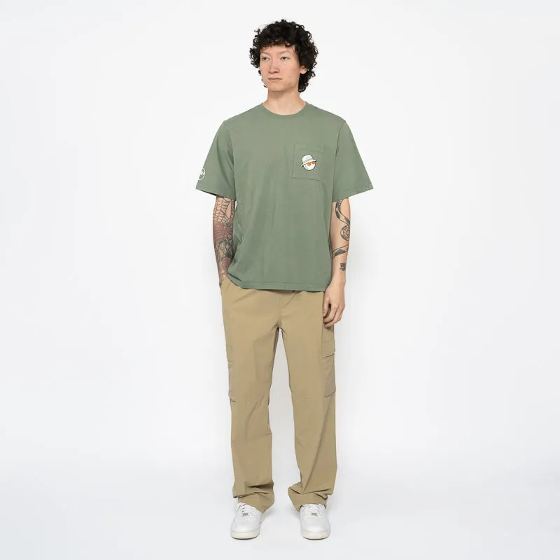 Malbon Golf Pocket Tee - Green