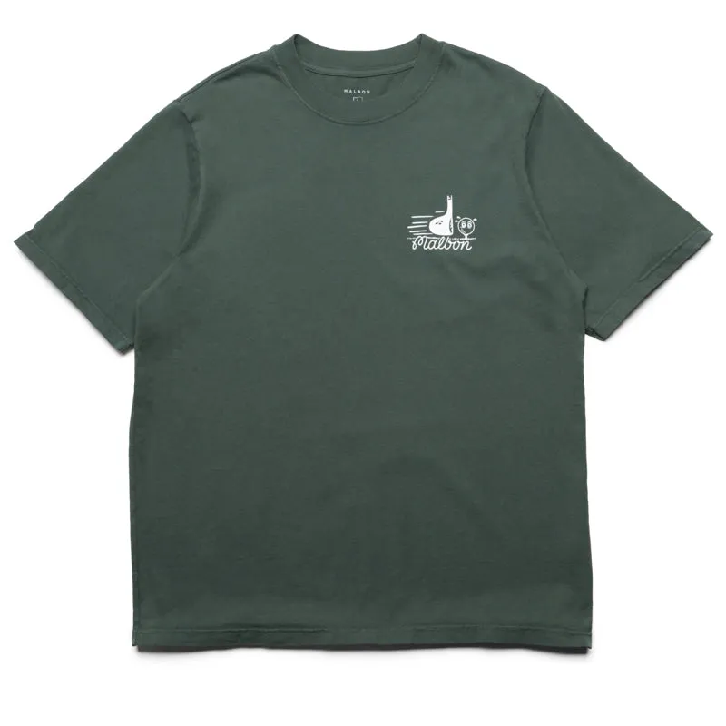 Malbon Golf Punch Shot Tee - Green