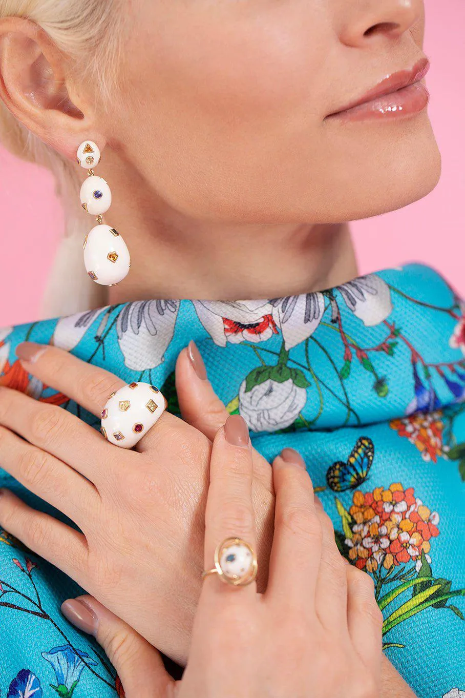 Mammoth Pop Art Ring