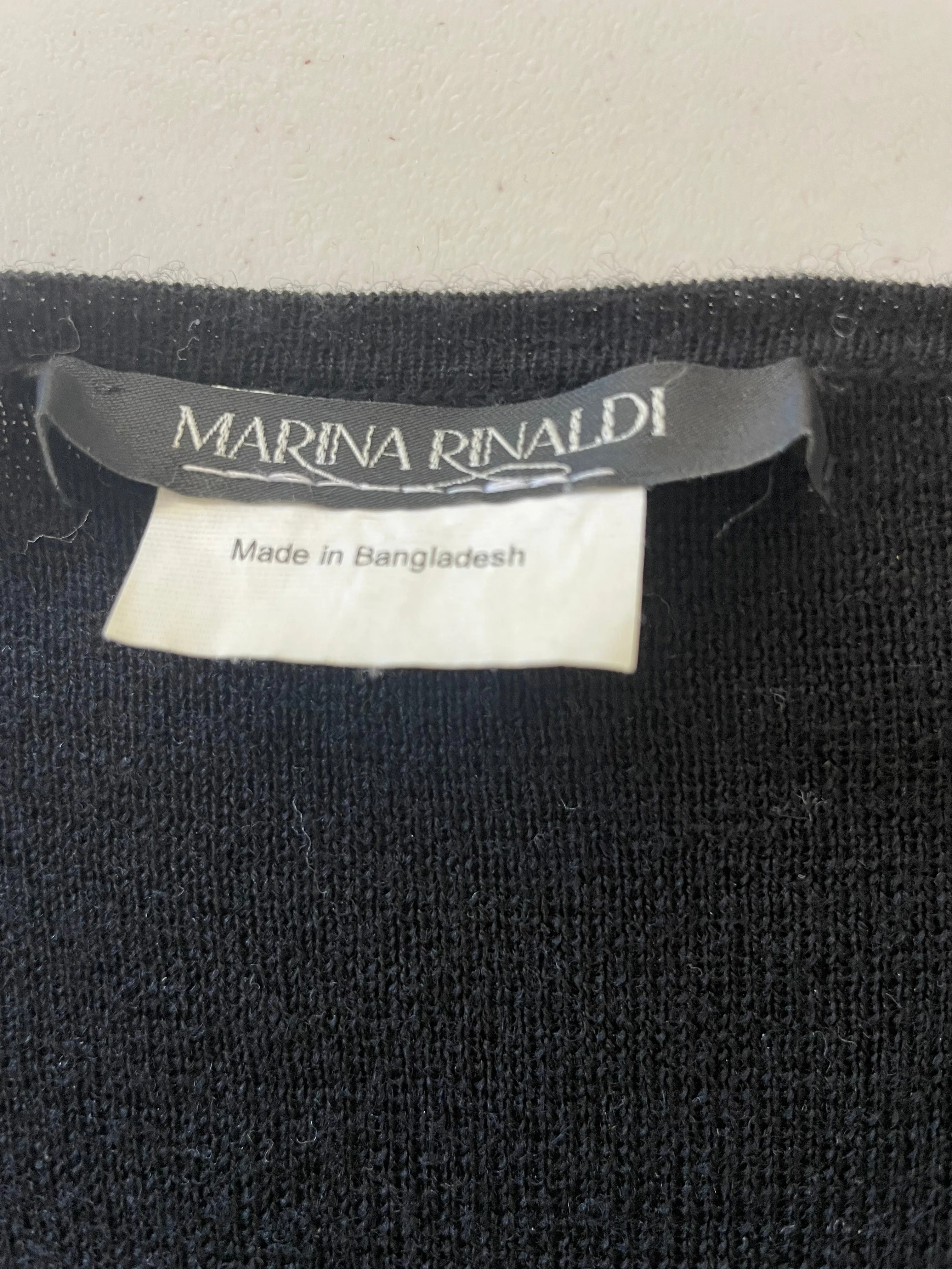Marina Rinaldi | Italy | dress | size 16 | midi length | 100% wool