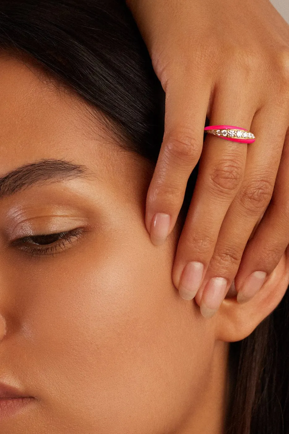 Marissa Pink Remi Ring Small