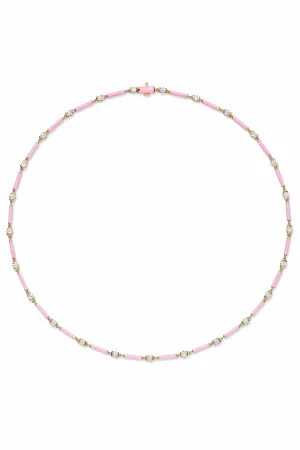 Marissa Pink Zea Linked Necklace