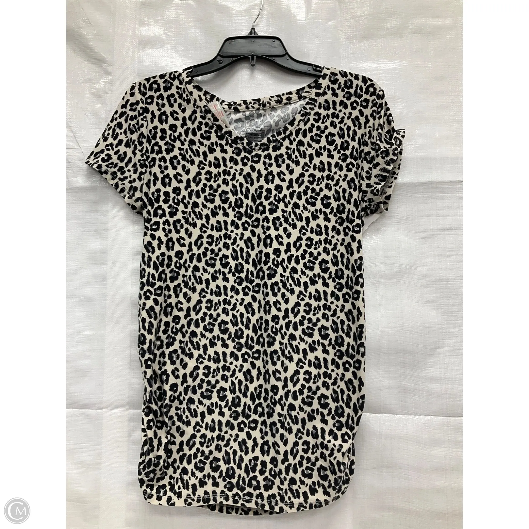 Maternity Top Short Sleeve By Time And Tru, Size: S