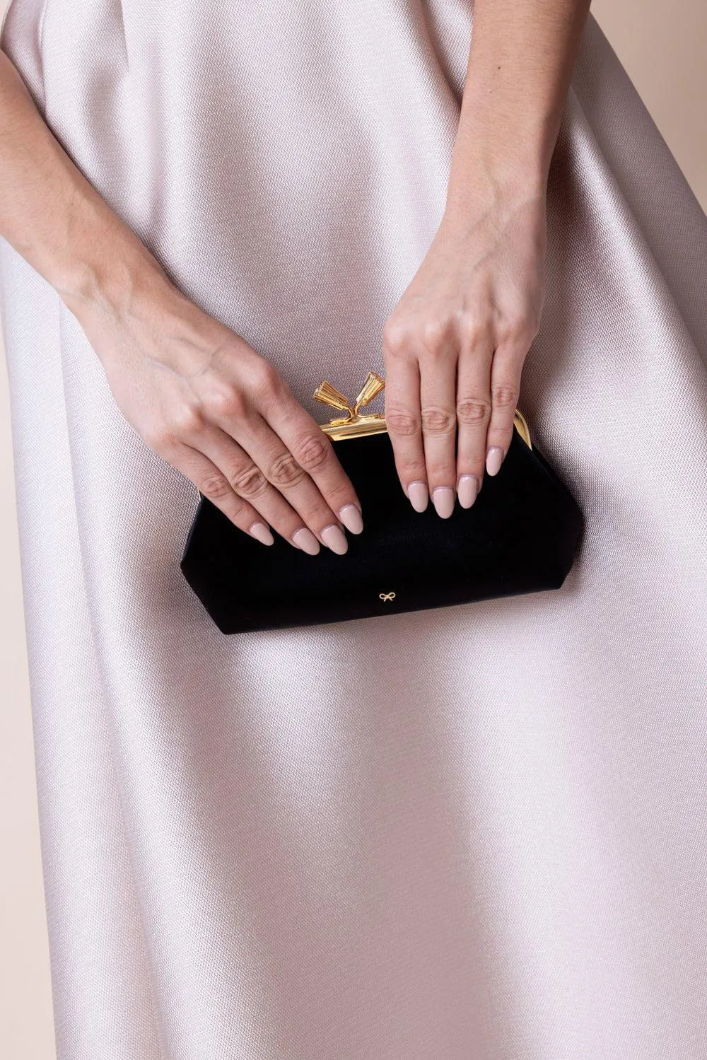 Maud Tassel Clutch - Black