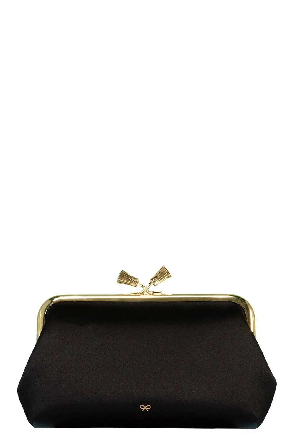 Maud Tassel Clutch - Black