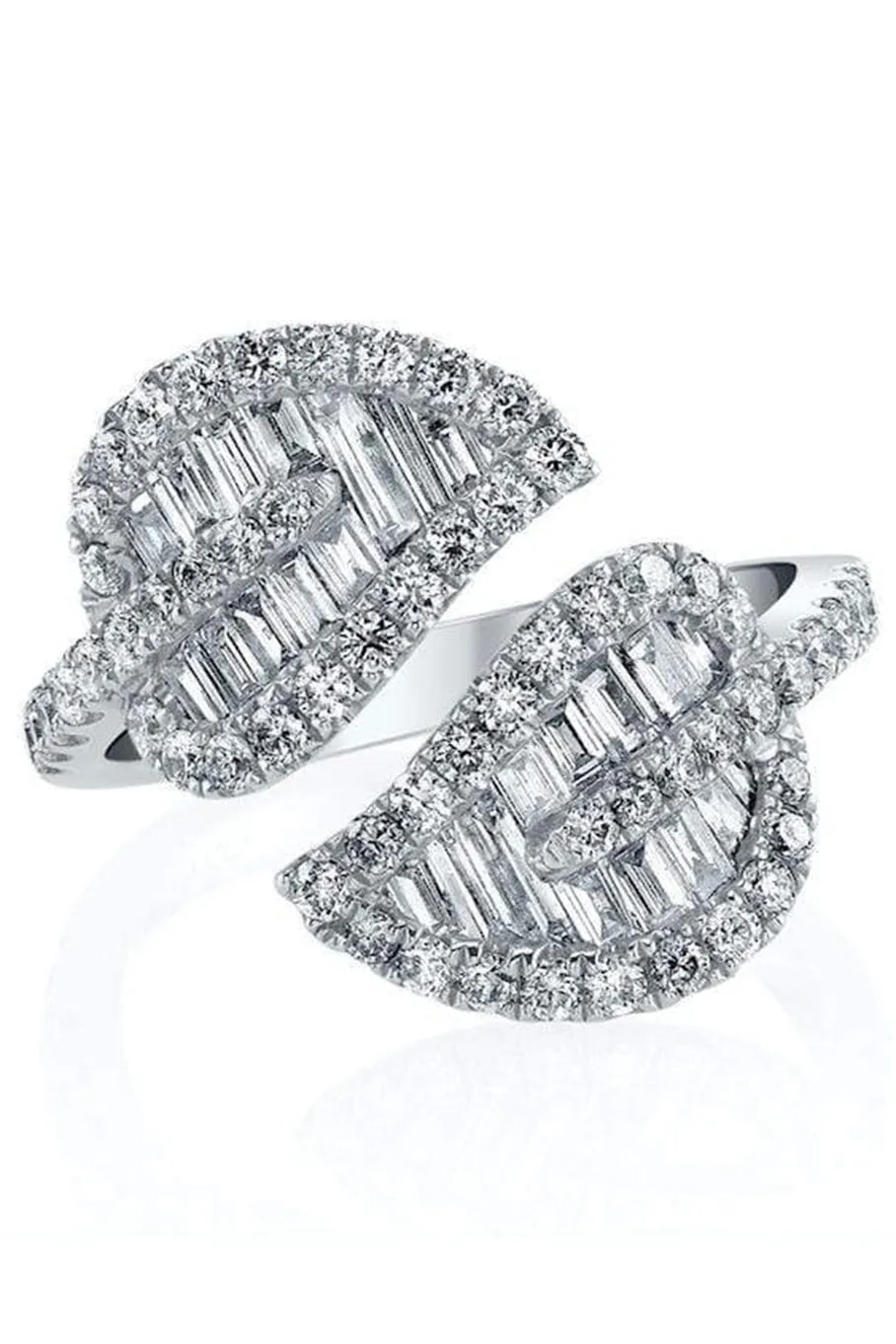 Medium Diamond Leaf Ring